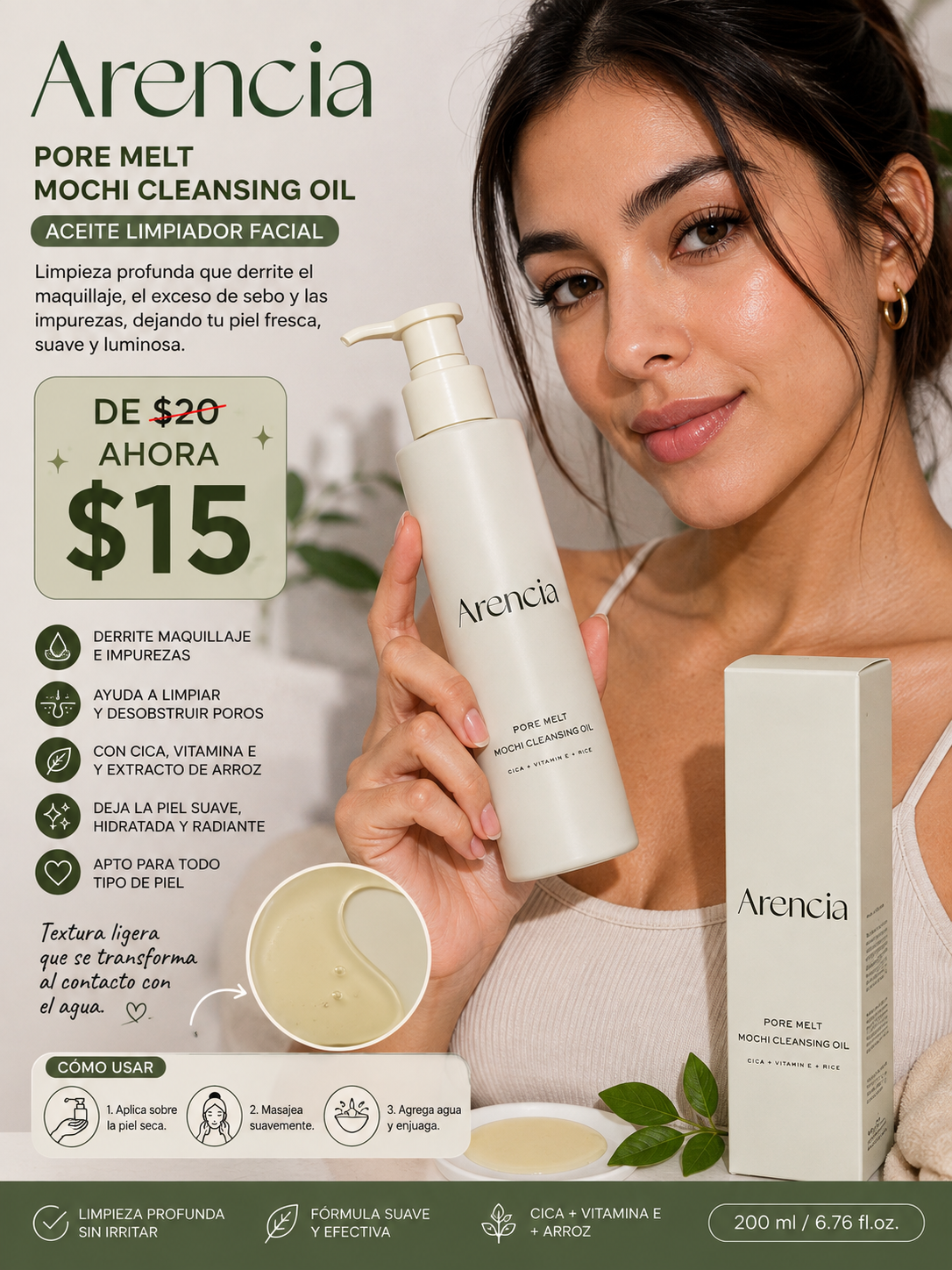 πΏβ¨ Arencia Pore Melt Mochi Cleansing Oil β¨πΏ