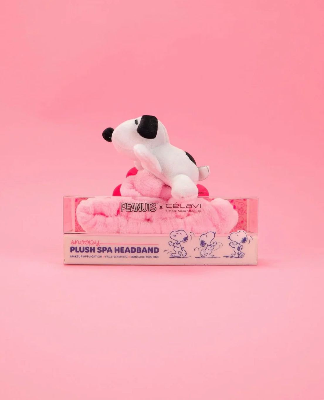 Celavi x Peanuts Pink Spa Headband
