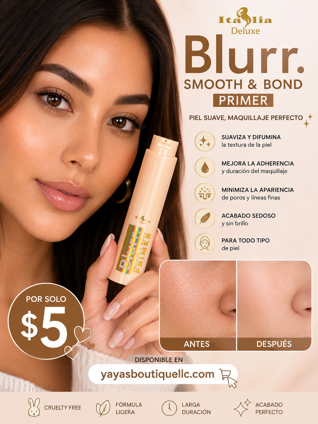 El favorito de @KattyReyes Blurr Smooth & Bond Primer