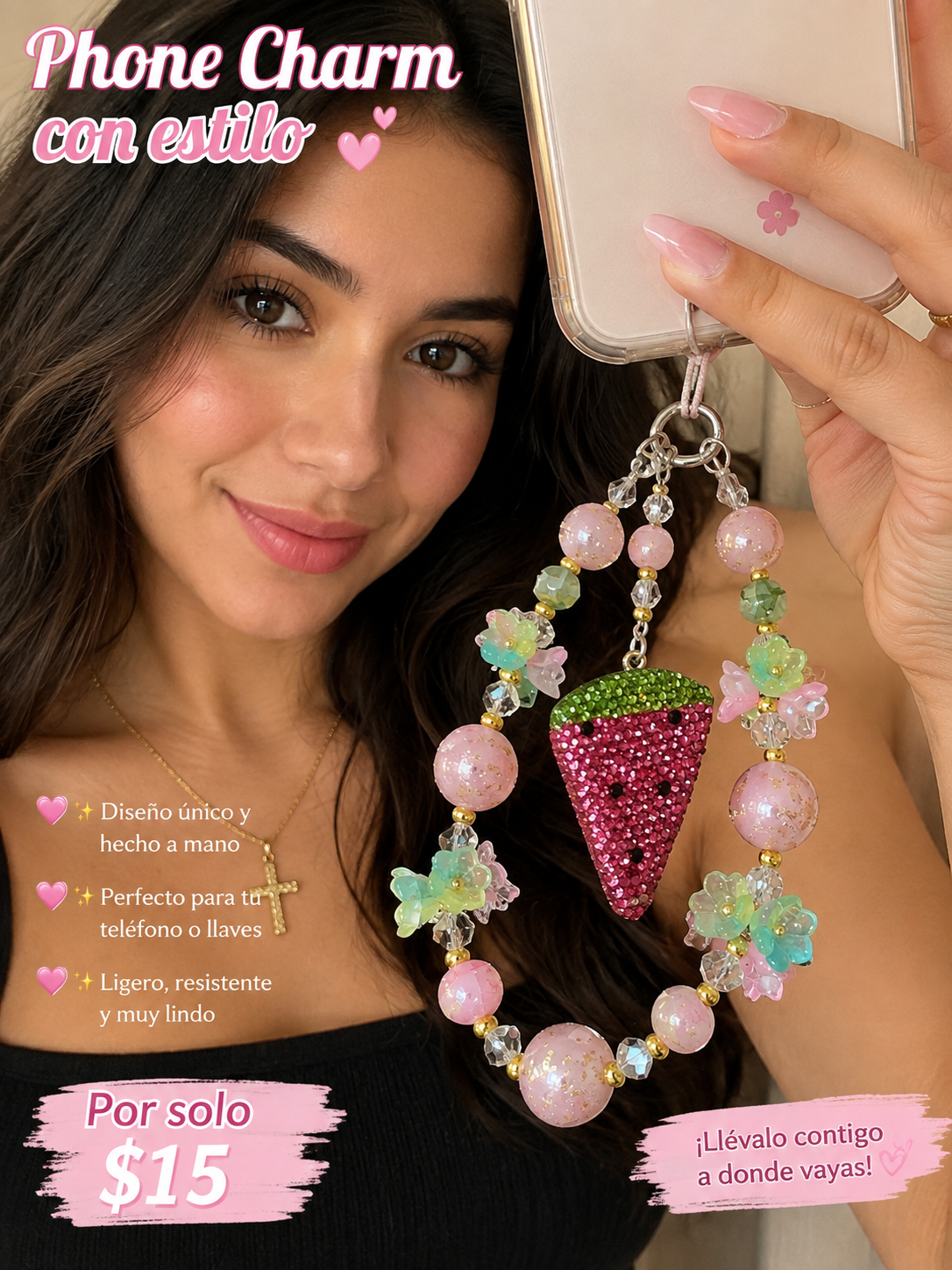 Phone Charm de sandía