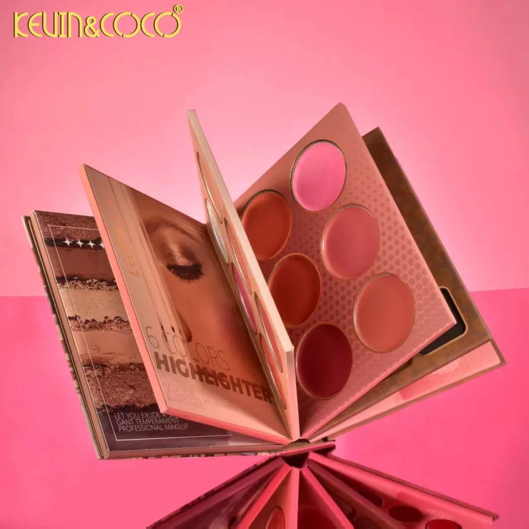 Kevin&Coco 70-Colors 6 in 1 Face Palette