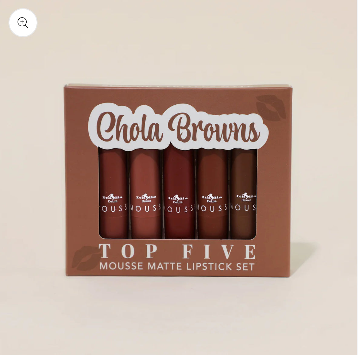 Italia Deluxe Mousse Matte Lipstick - Top Five Set