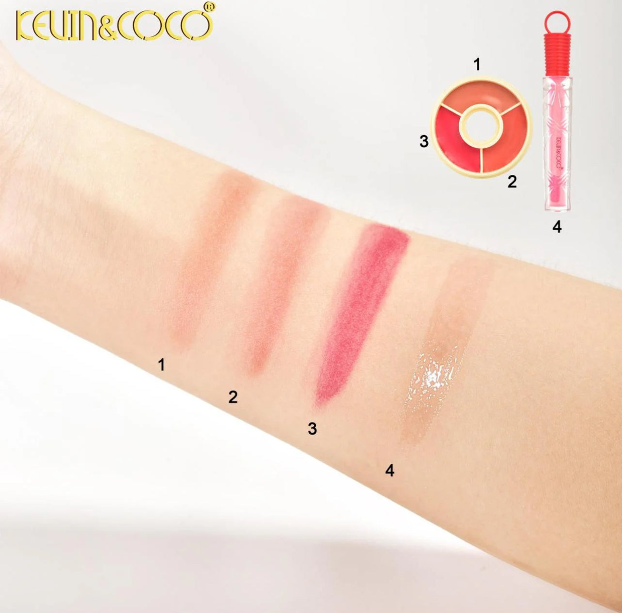 Kevin&Coco Christmas Lip Balm & Lip Oil Gift Set