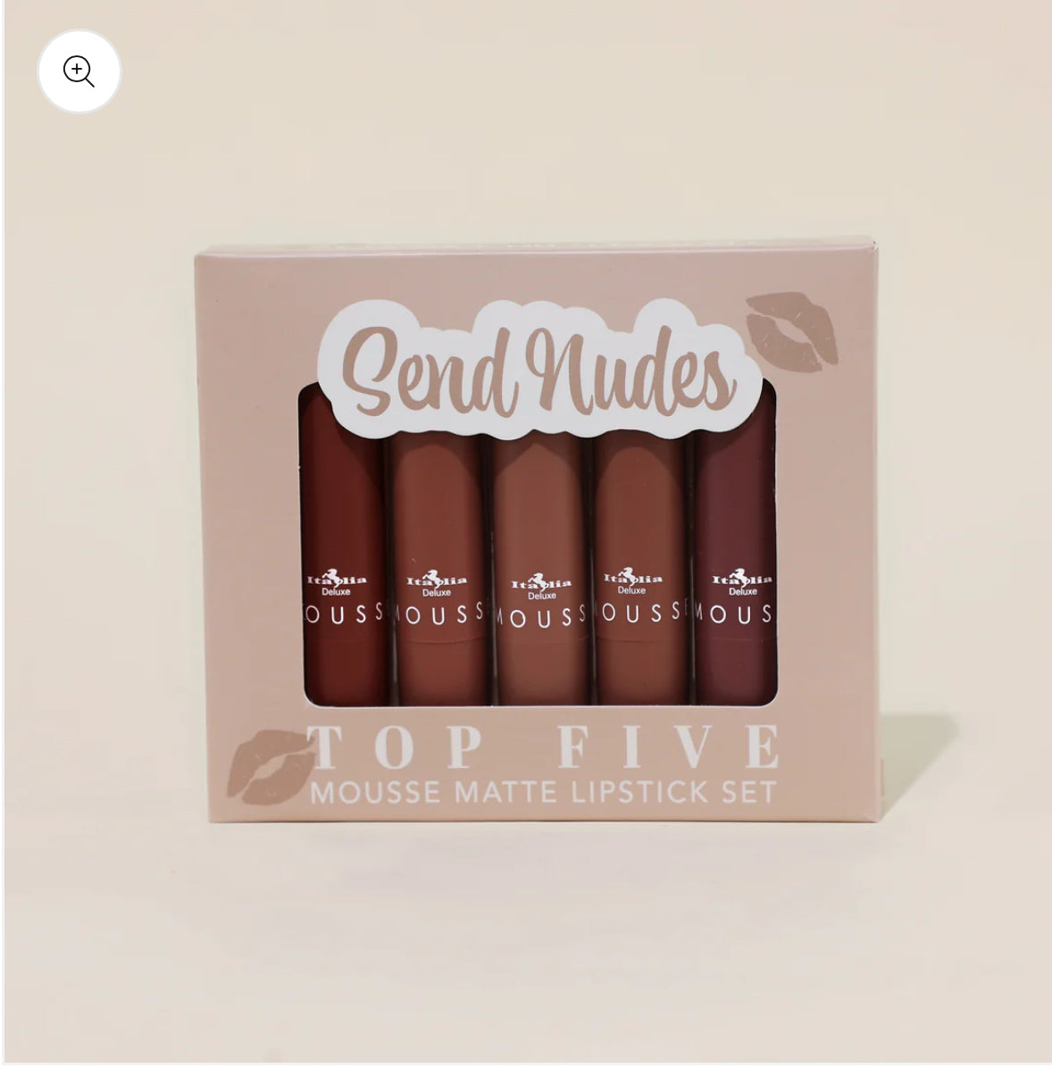 Italia Deluxe Mousse Matte Lipstick - Top Five Set