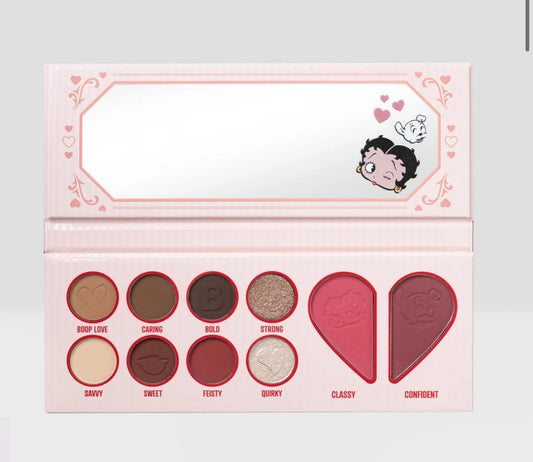 BC-BETTY BOOP "UNAFRAID TO BE ME" SHADOW & FACE PALETTE