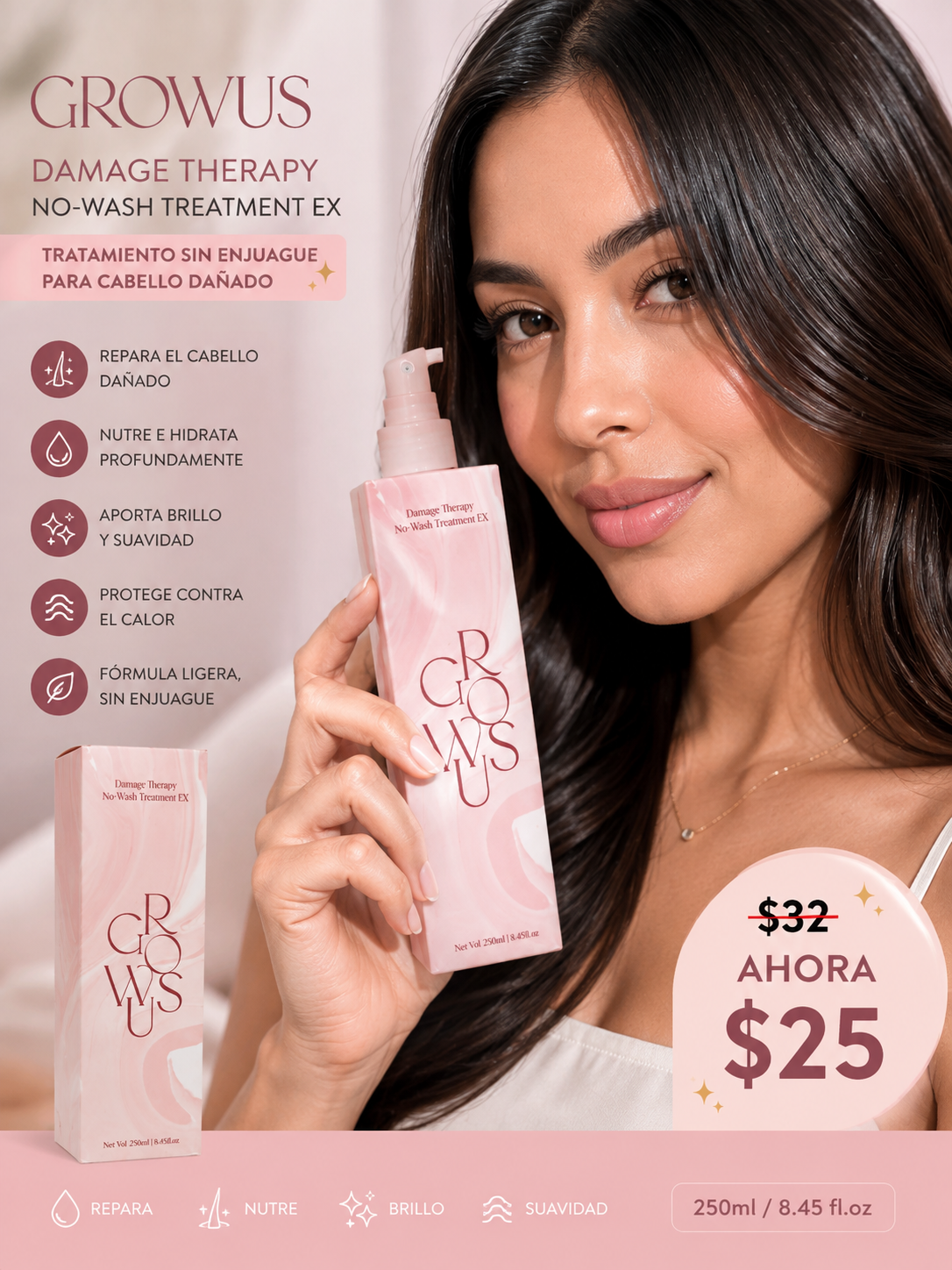 💗 GROWUS Damage Therapy No-Wash Treatment EX 💗