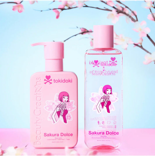 BC-TOKIDOKI SAKURA DOLCE BODY LOTION & MIST SET