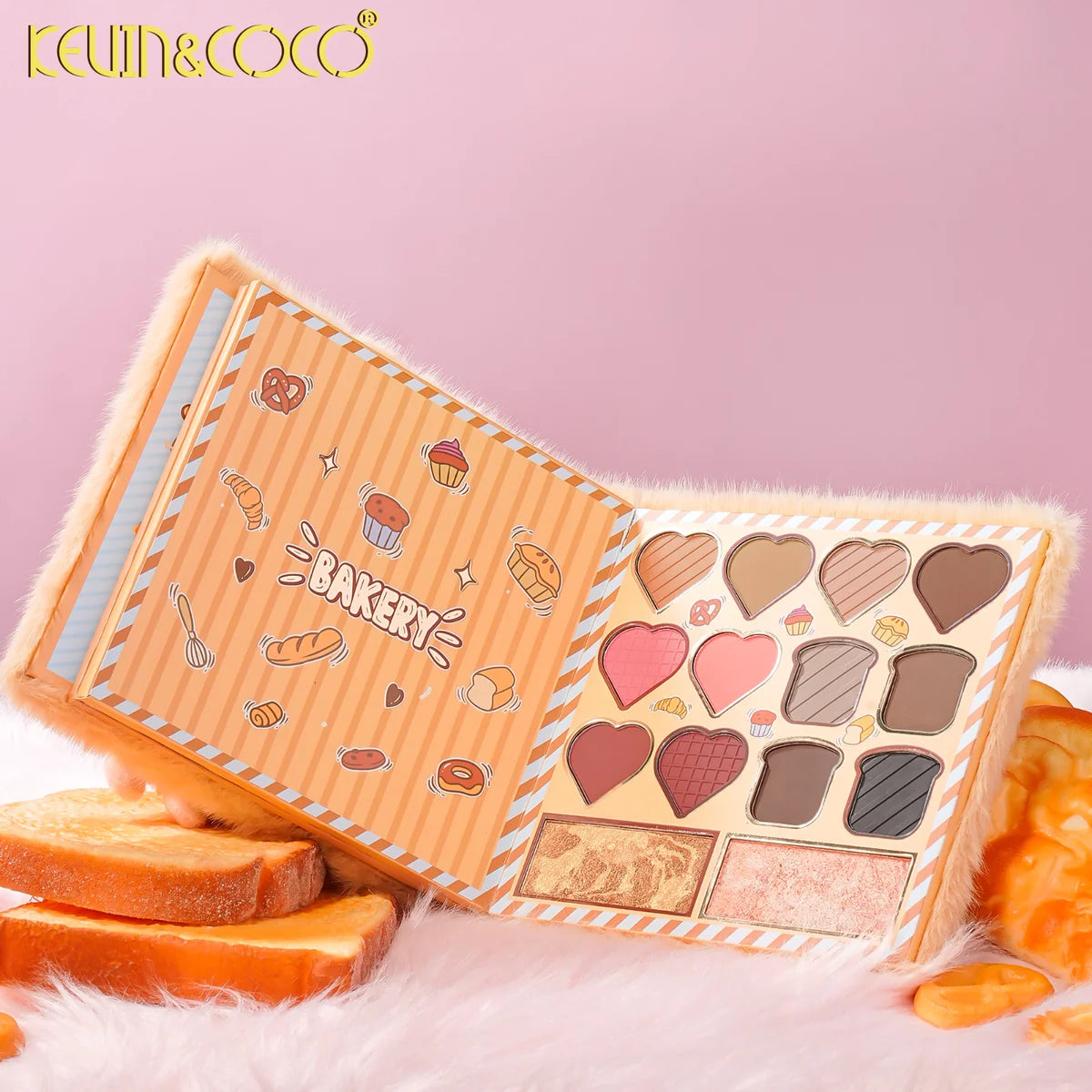 PLUSH BREAD 64 COLORS EYESHADOW PALETTE
