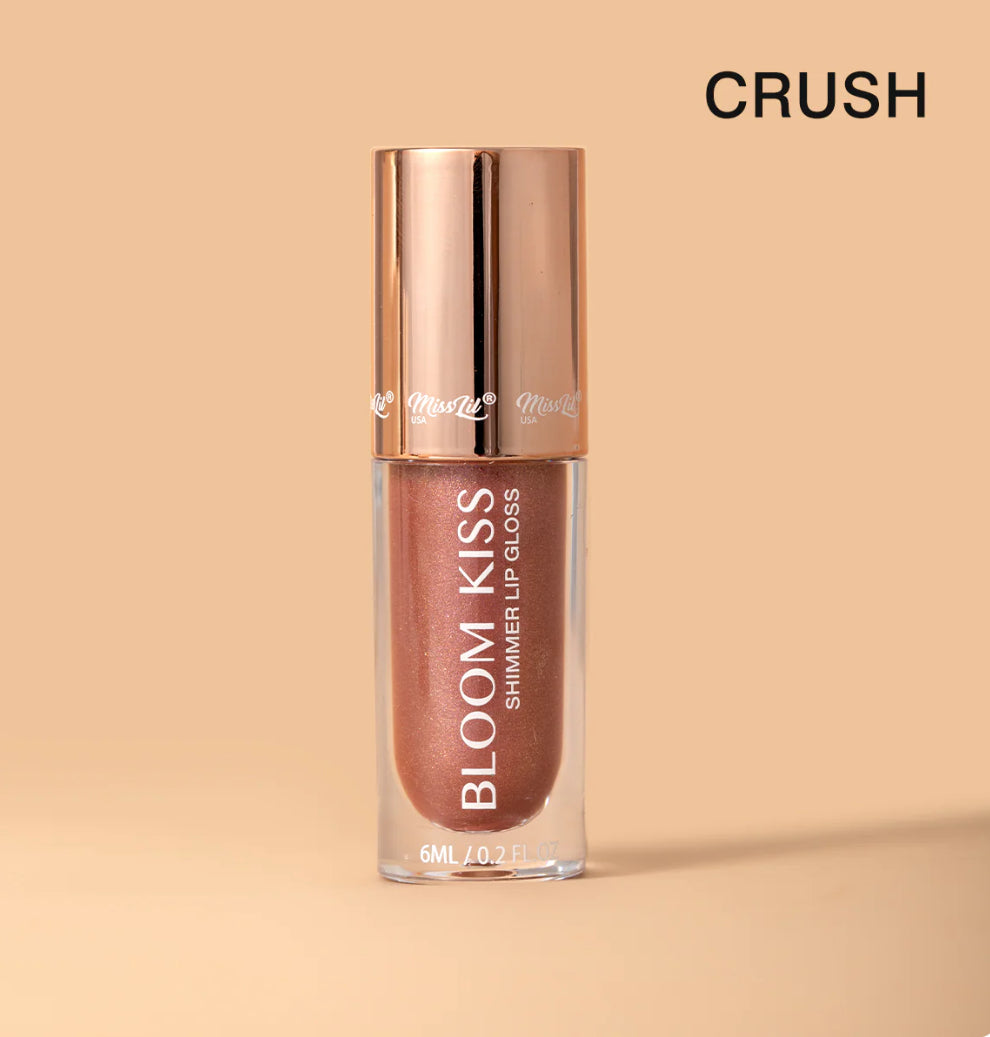 BLOOM KISS SHIMMER LIP GLOSS- LUSTER
