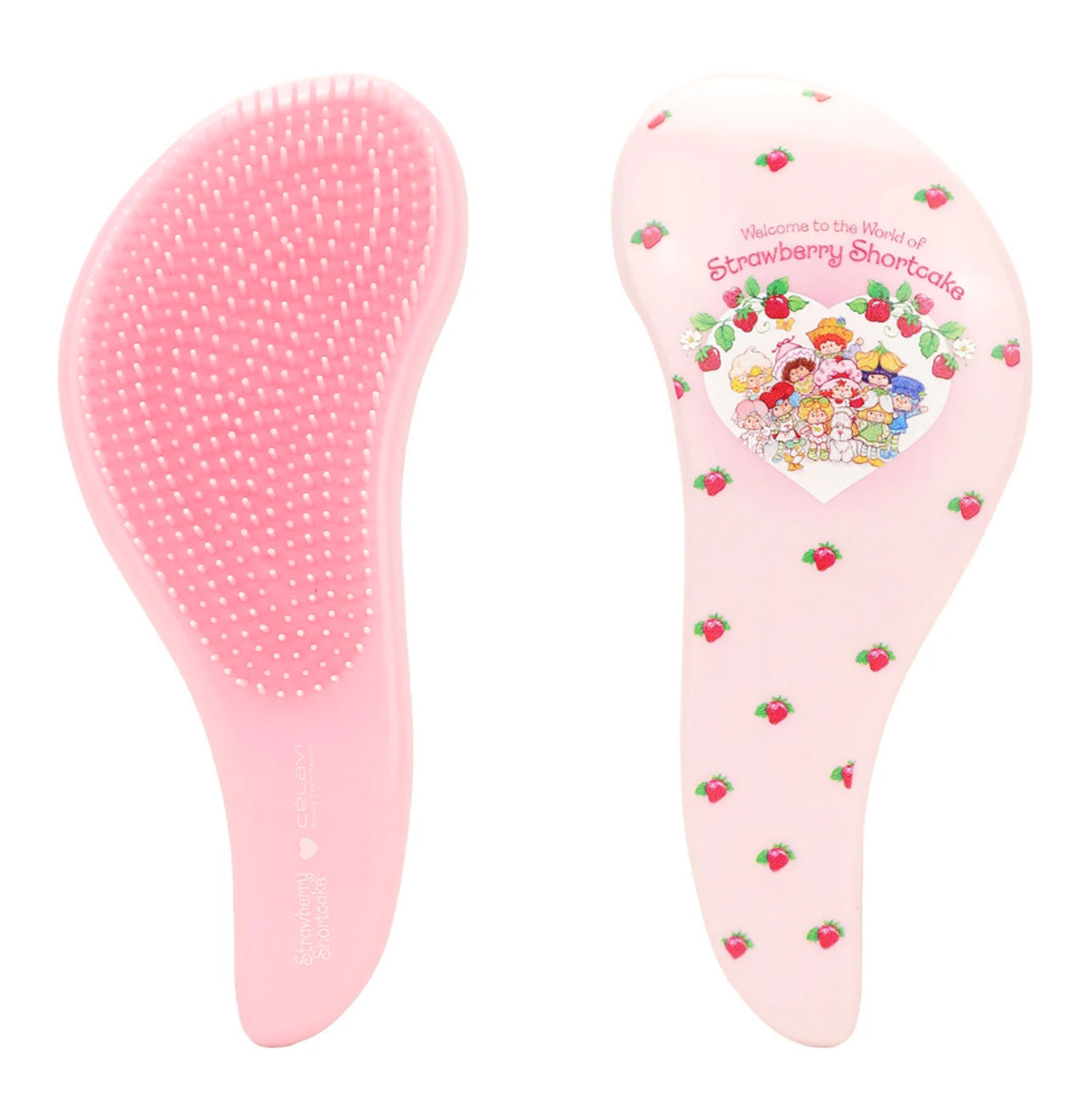 CELAVI STRAWBERRY SHORTCAKE DETANGLING PRINTED BRUSH