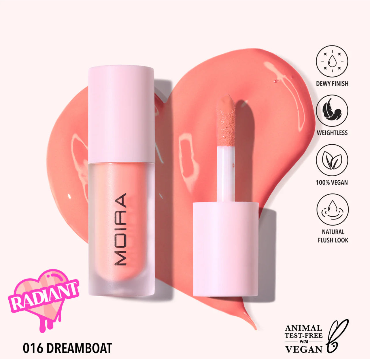 Moira LOVE STEADY LIQUID BLUSH