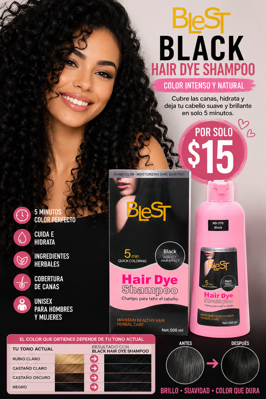Blest Black color shampoo