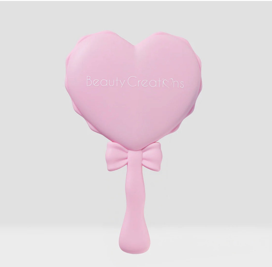 Bc-PINK BOW HANDHELD MIRROR