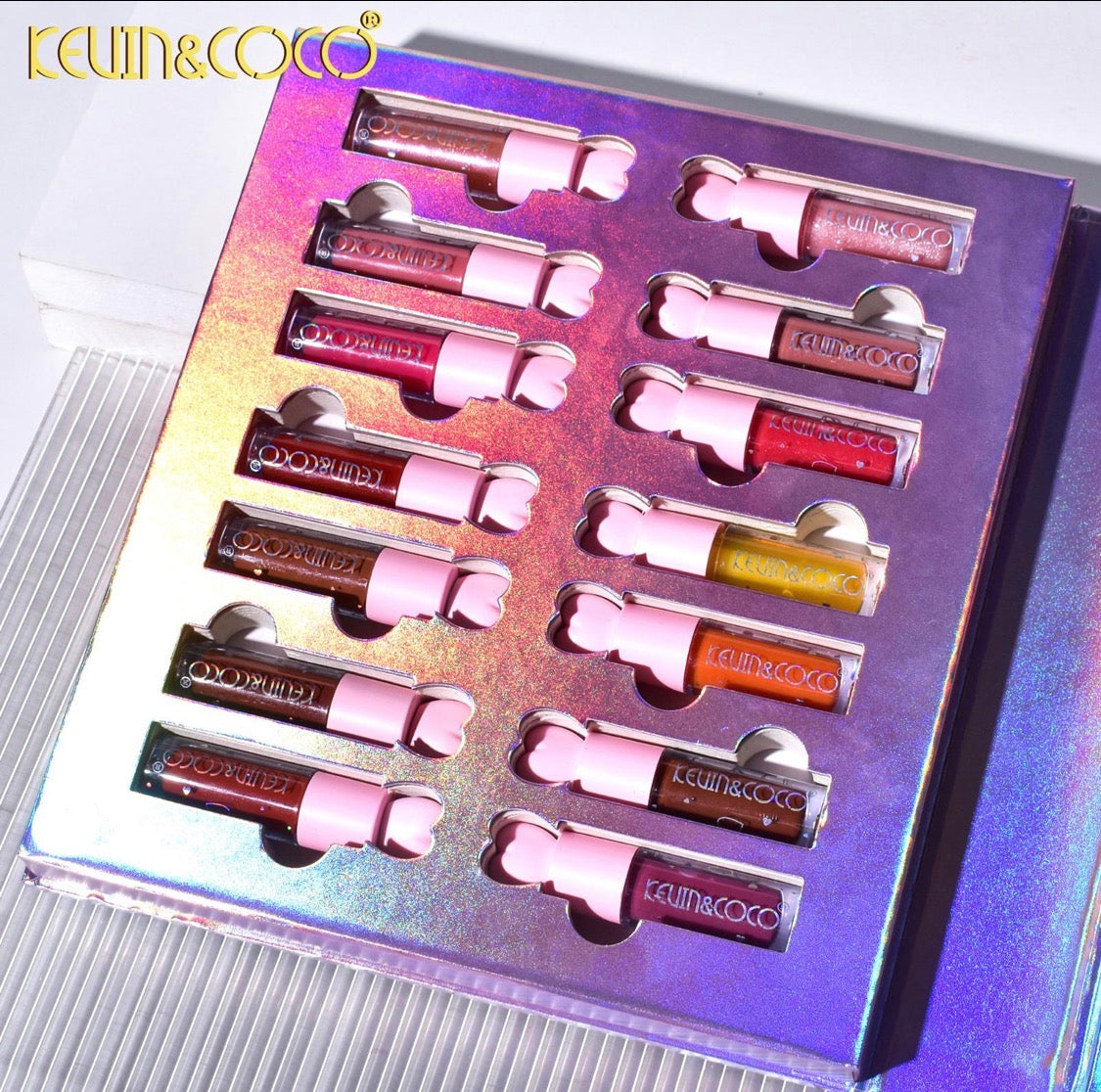 K&C- 28 Colors Lip Gloss Set