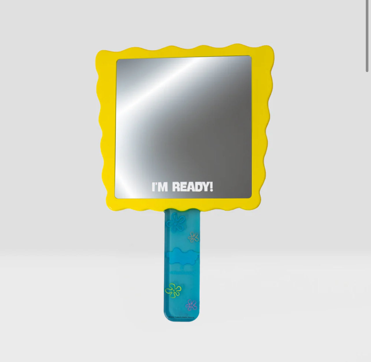 BC-SPONGEBOB "I'M READY" HAND MIRROR