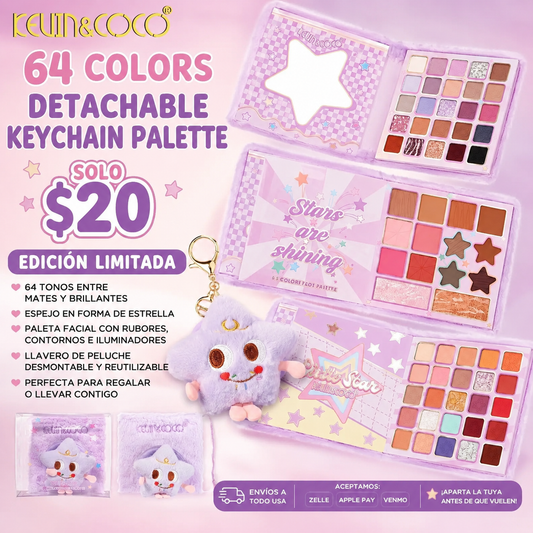 PLUSH STAR 64 COLORS EYESHADOW PALETTE