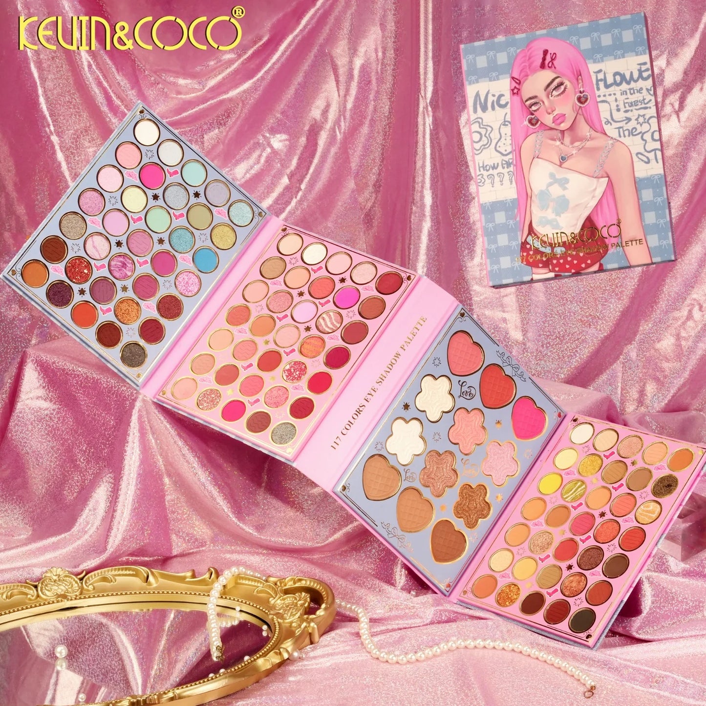 Kevin&Coco 117-Colors Face Palette