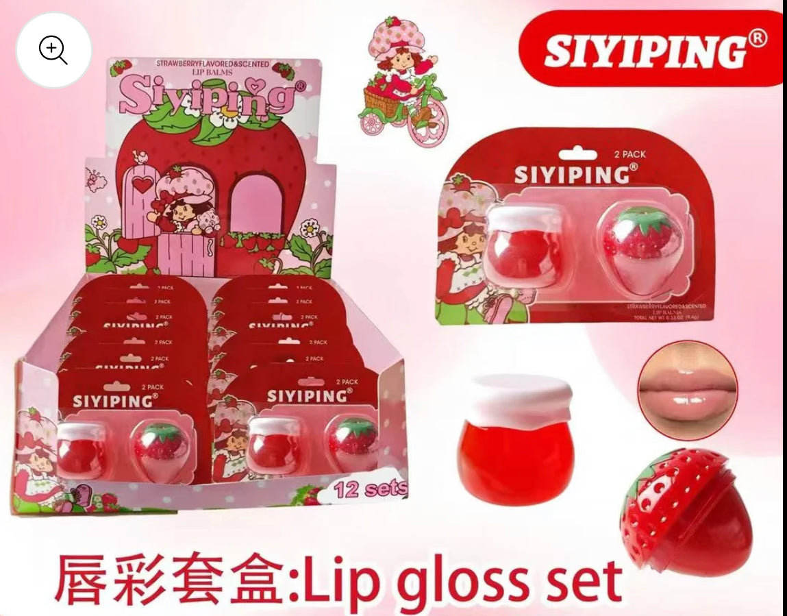 Strawberry Lipgloss set
