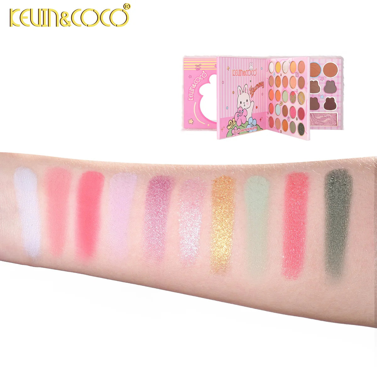 PLUSH BUNNY 64 COLORS EYESHADOW PALETTE