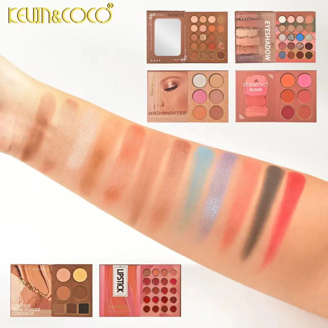 Kevin&Coco 70-Colors 6 in 1 Face Palette