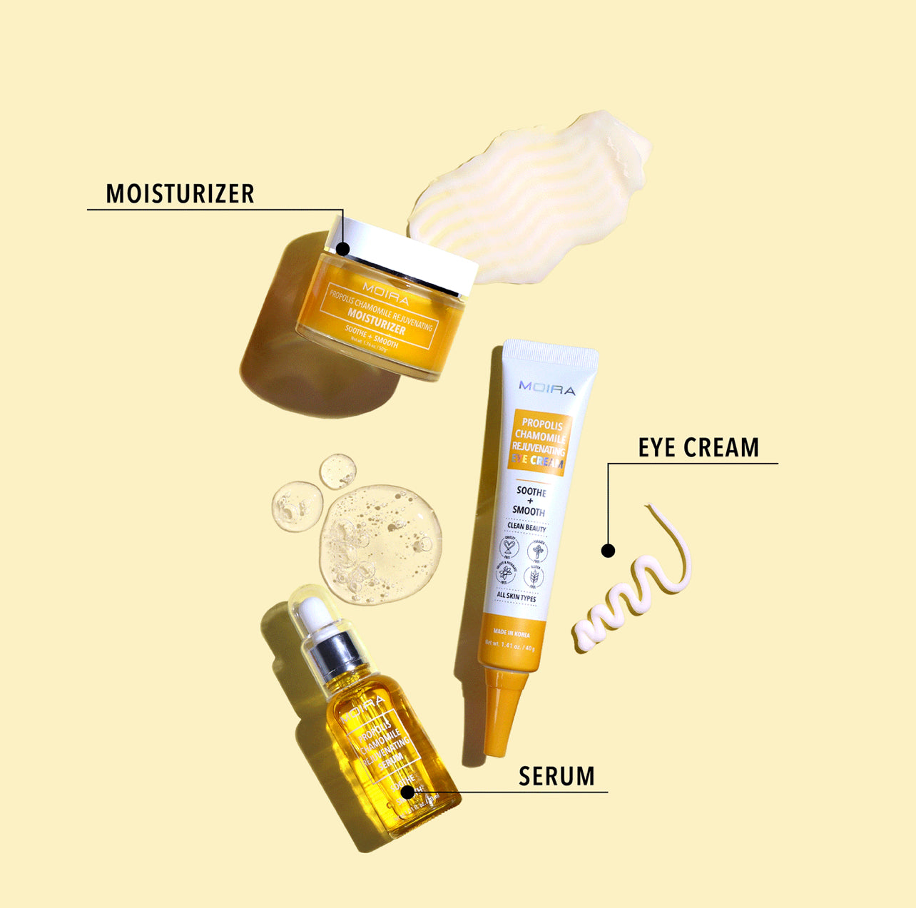 A-Corean Skin Care PROPOLIS CHAMOMILE REJUVENATING SKINCARE BUNDLE