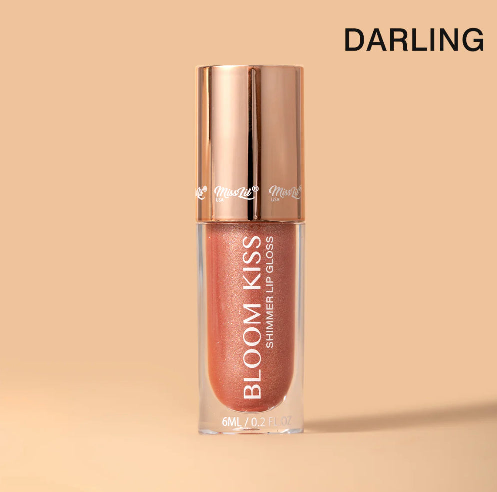 BLOOM KISS SHIMMER LIP GLOSS- LUSTER