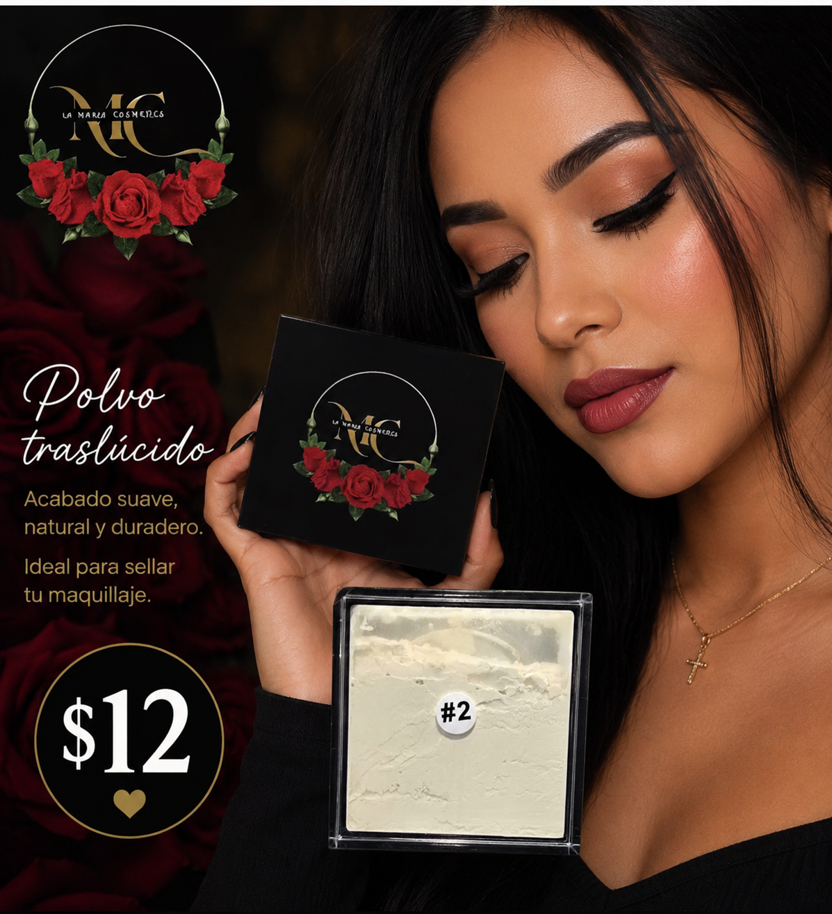 ✨ Polvo Traslúcido – La Maria Cosmetics ✨