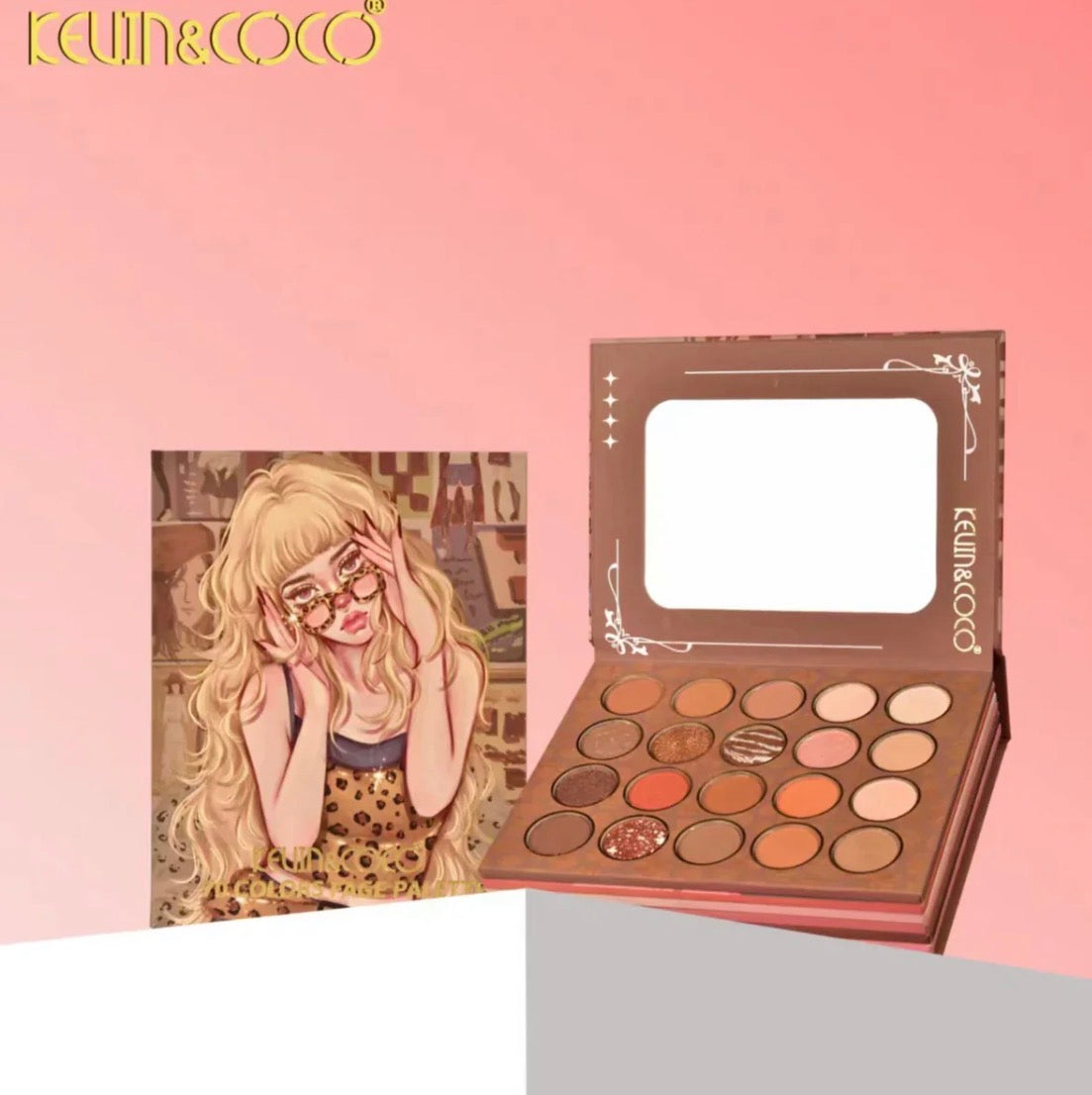 Kevin&Coco 70-Colors 6 in 1 Face Palette