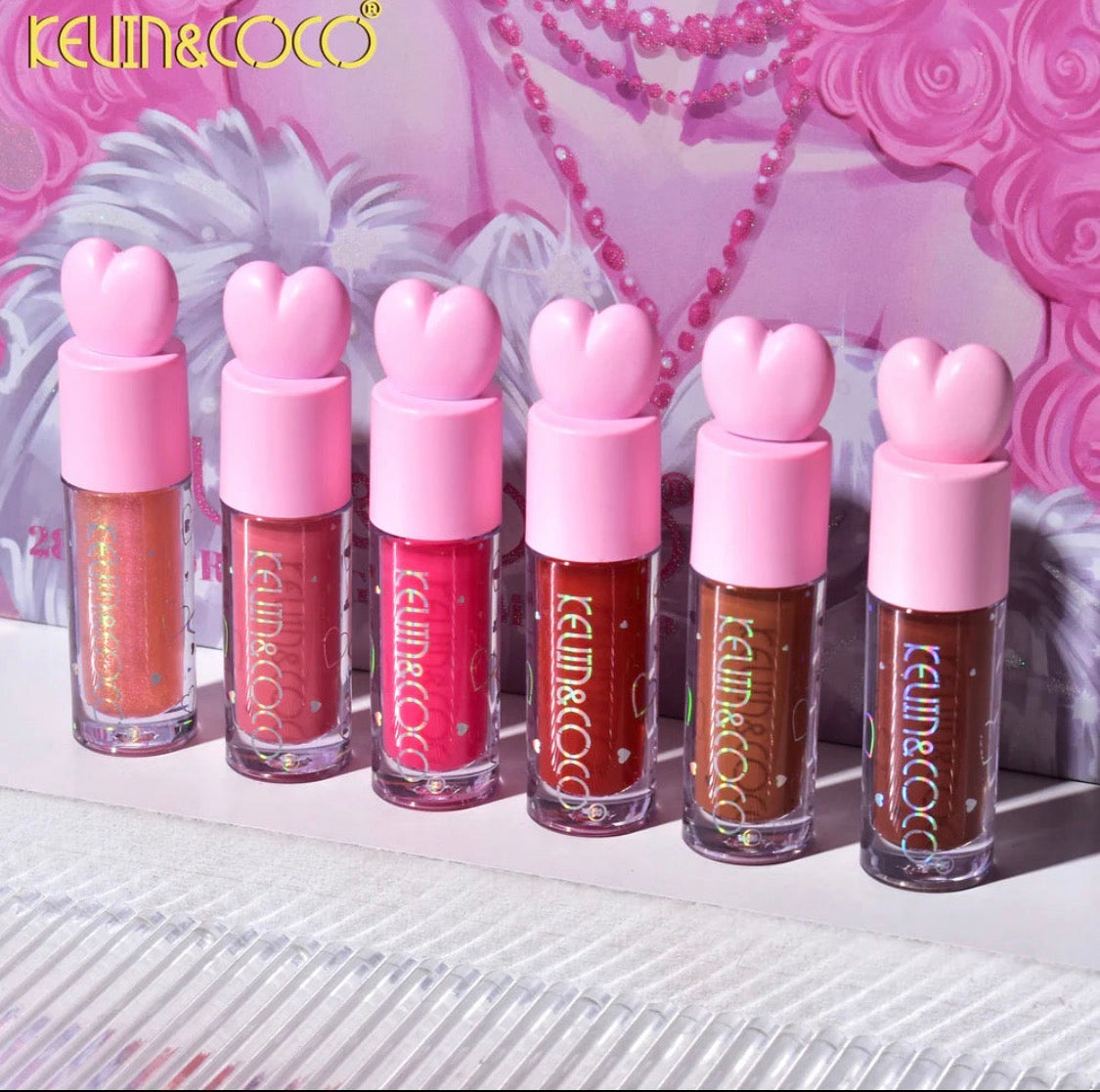 K&C- 28 Colors Lip Gloss Set