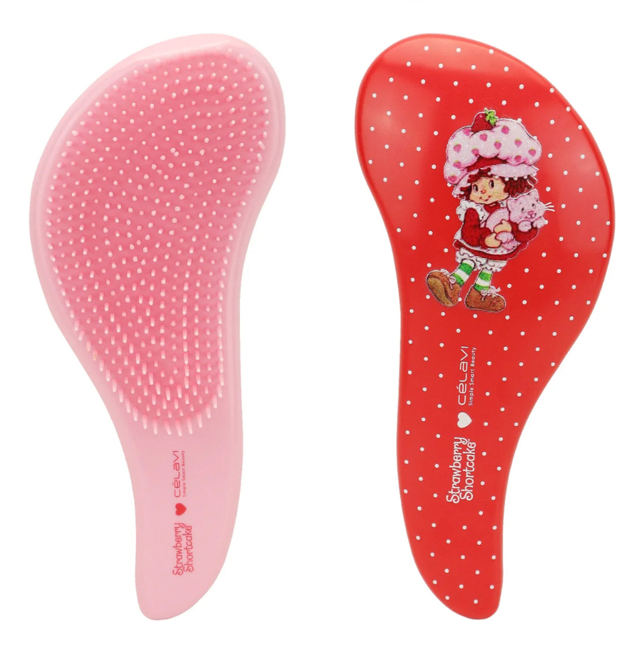 CELAVI STRAWBERRY SHORTCAKE DETANGLING PRINTED BRUSH