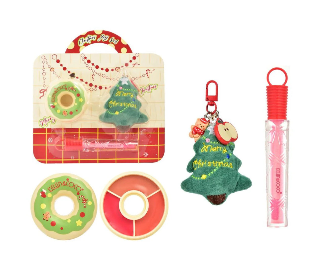 Kevin&Coco Christmas Lip Balm & Lip Oil Gift Set