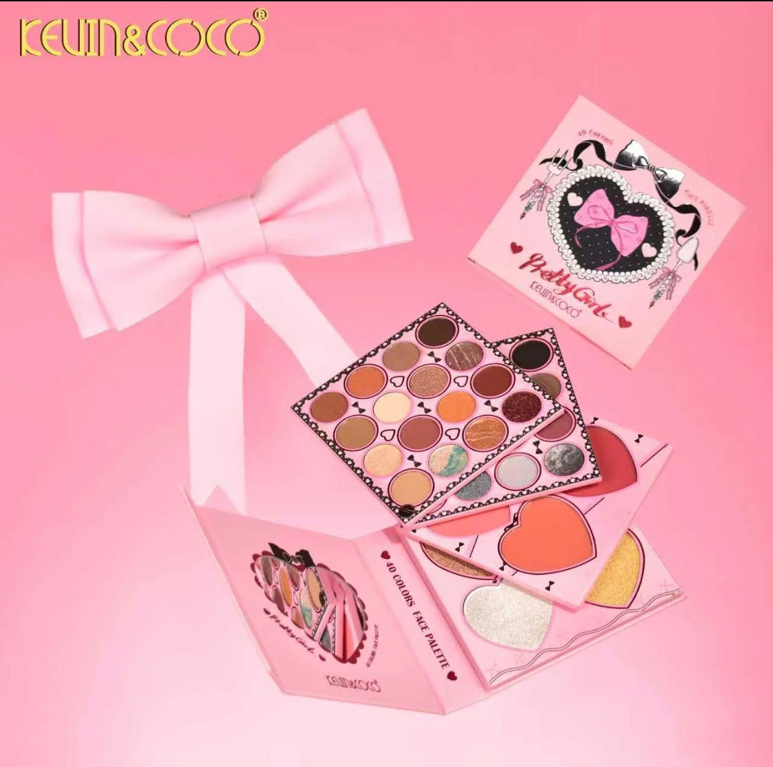 K&C-Pretty Girl Bow Eyeshadow Palette