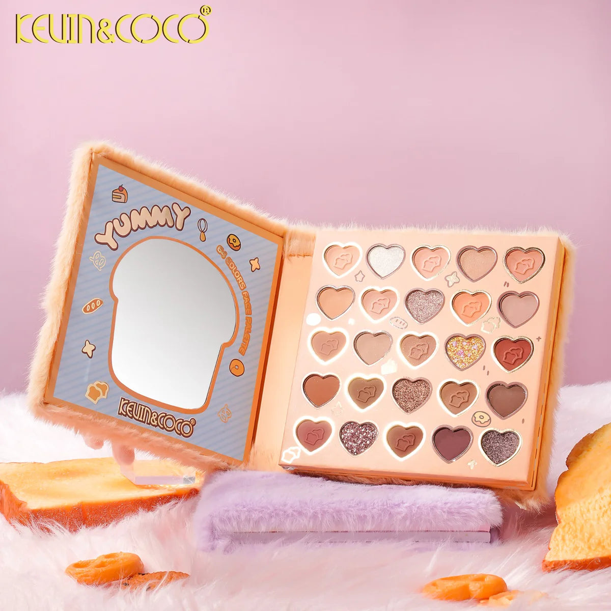 PLUSH BREAD 64 COLORS EYESHADOW PALETTE