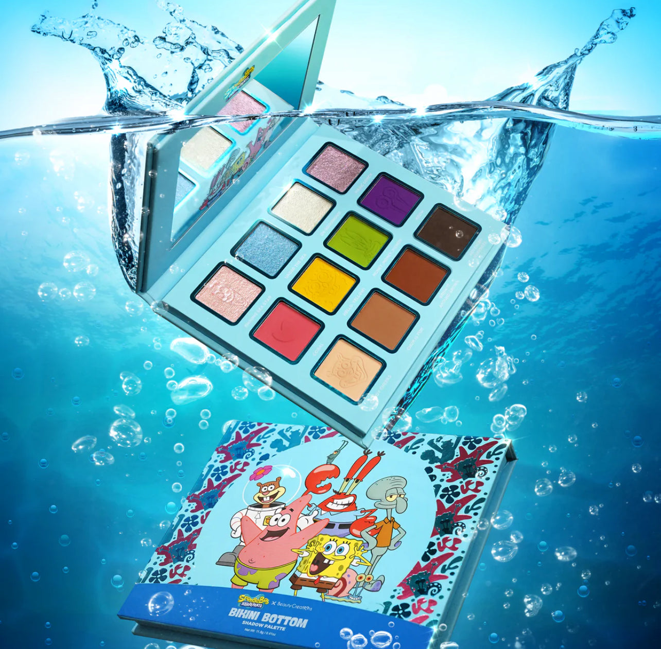 BC-SPONGEBOB "BIKINI BOTTOM" EYESHADOW PALETTE