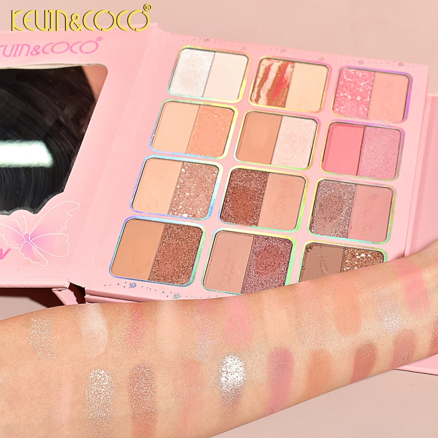 Kevin&Coco Butterfly 94-Colors Face Palette