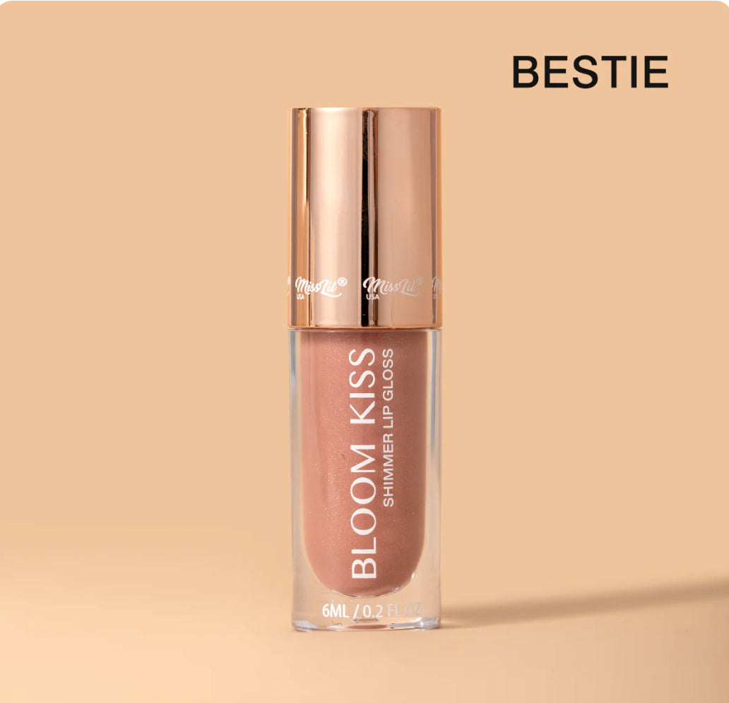 BLOOM KISS SHIMMER LIP GLOSS- LUSTER