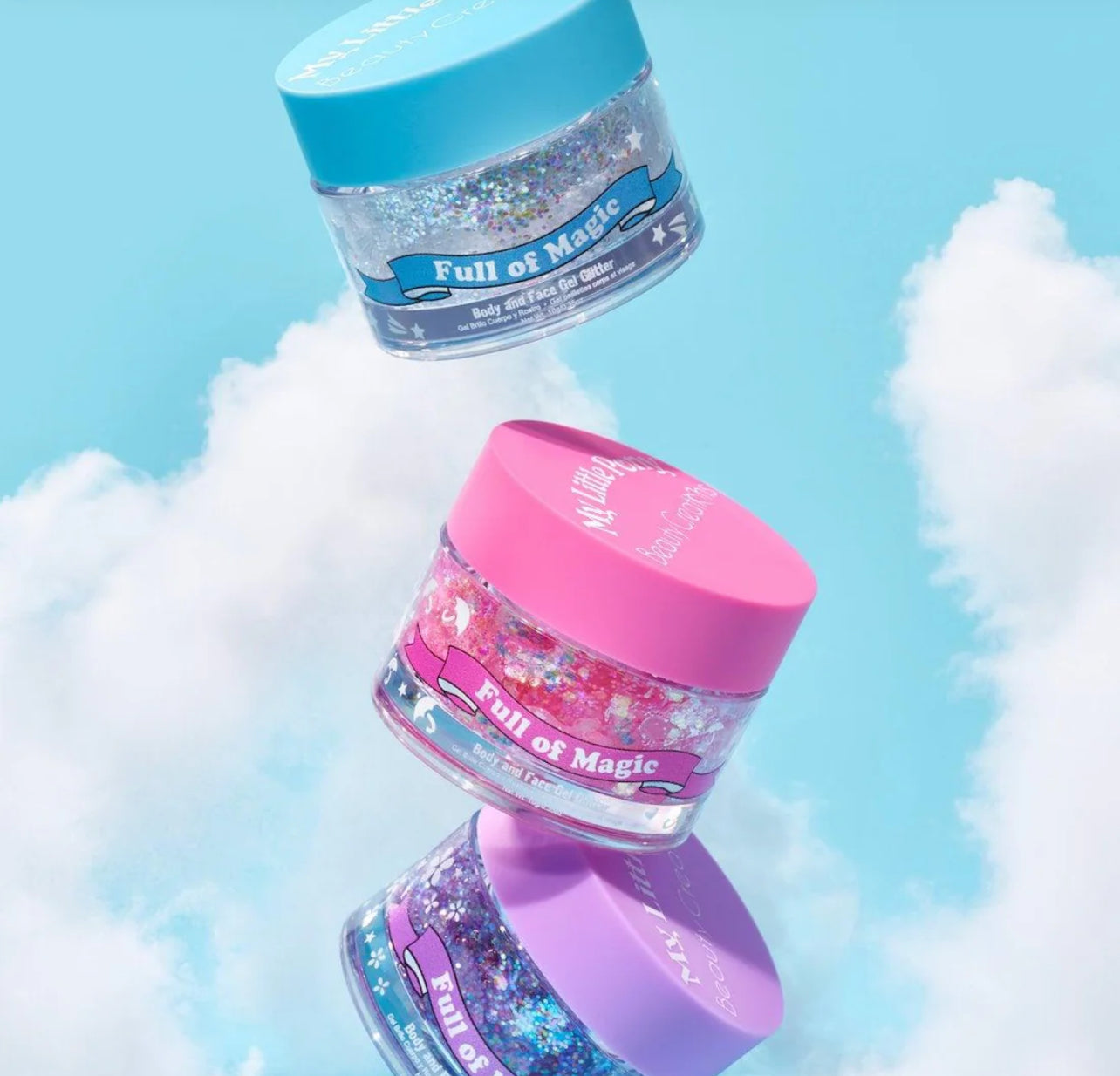 MY LITTLE PONY "FULL OF MAGIC" BODY AND FACE GEL GLITTER SET