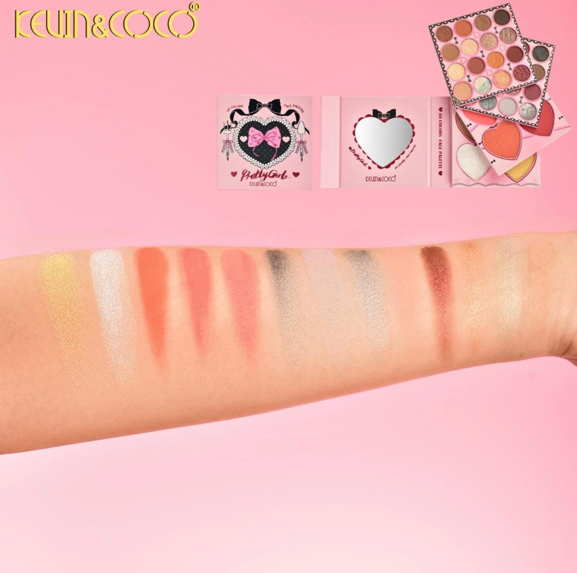 K&C-Pretty Girl Bow Eyeshadow Palette