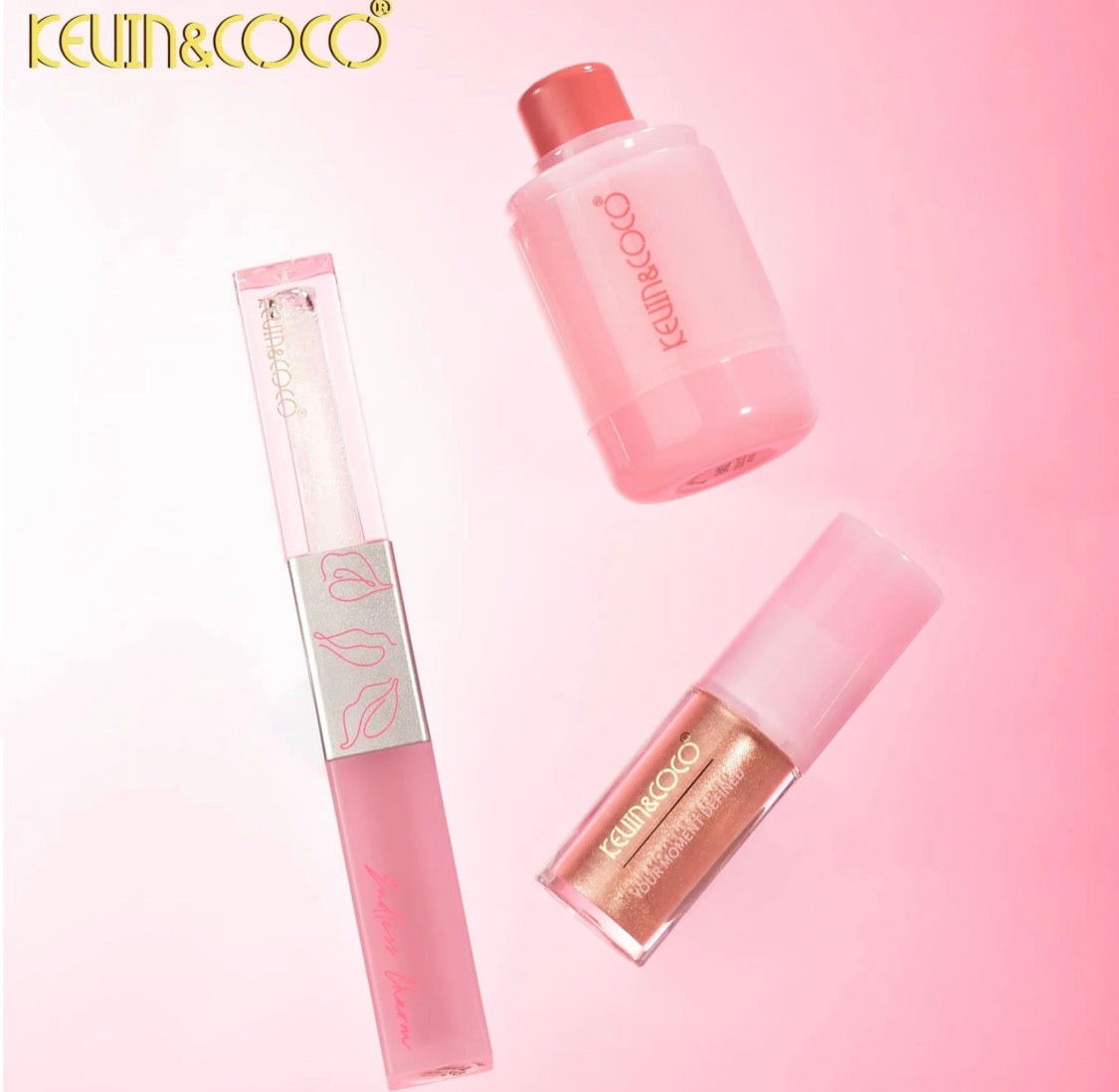 Kevin&Coco - blush lipsticks and gloss