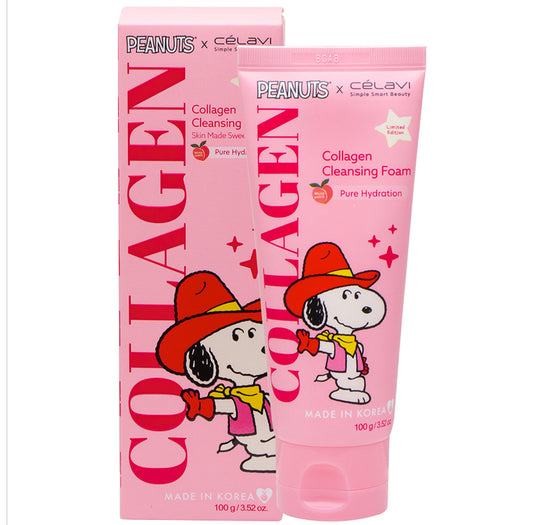 Celavi X Peanuts Collagen Cleasing Foam
