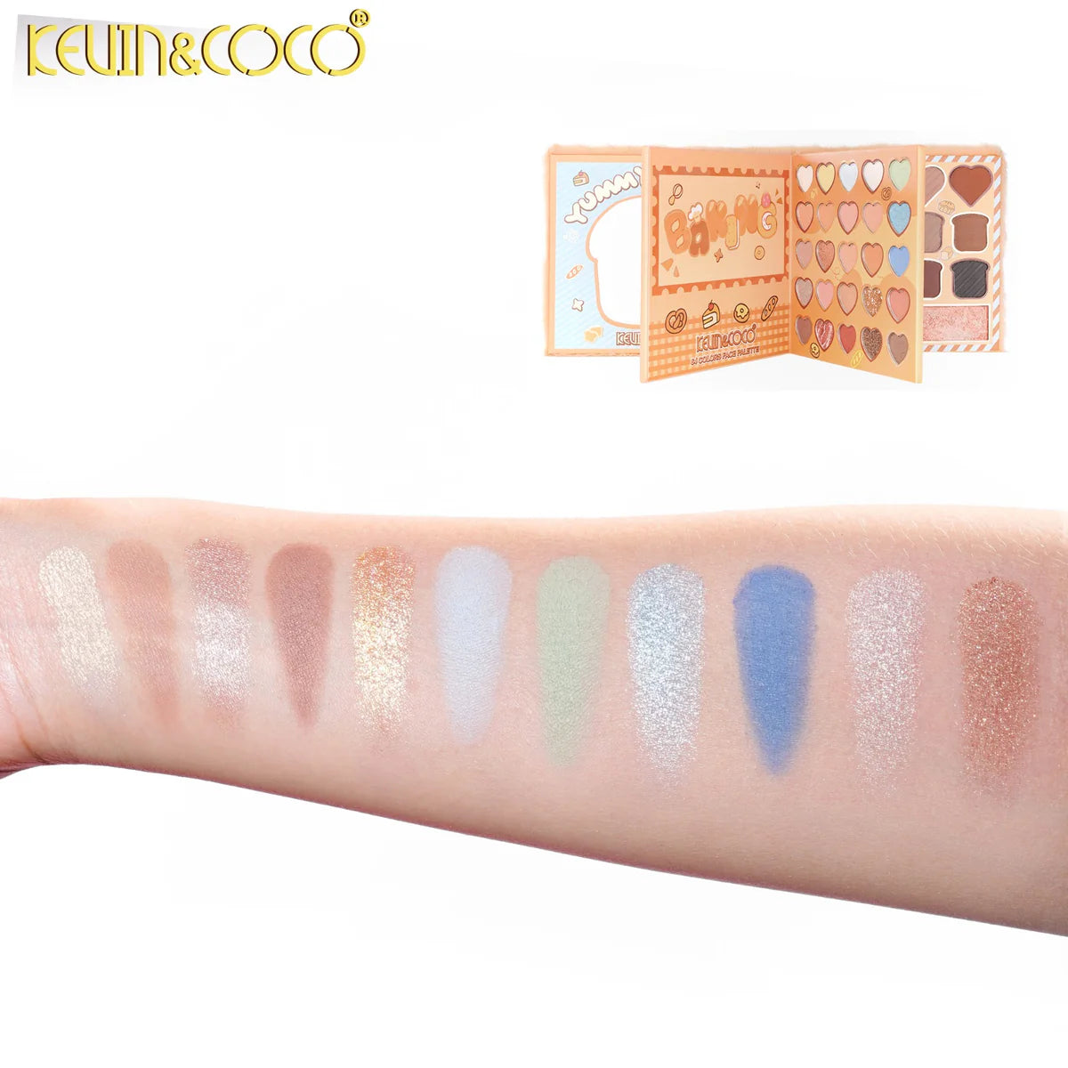 PLUSH BREAD 64 COLORS EYESHADOW PALETTE