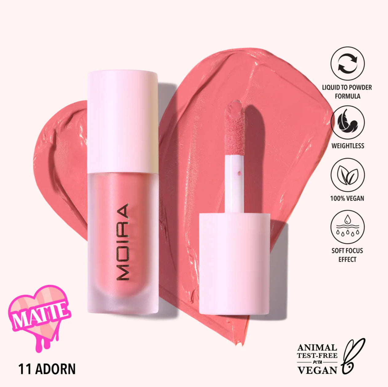 Moira LOVE STEADY LIQUID BLUSH