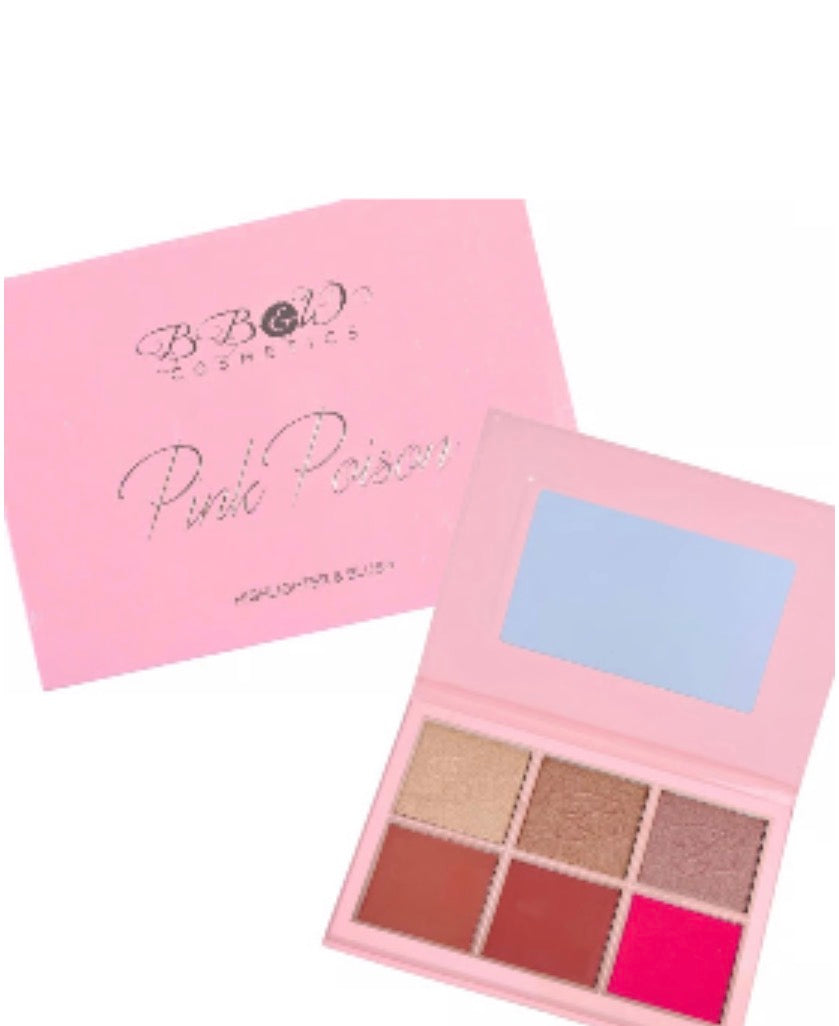 Bbw- blush highlighter pallete