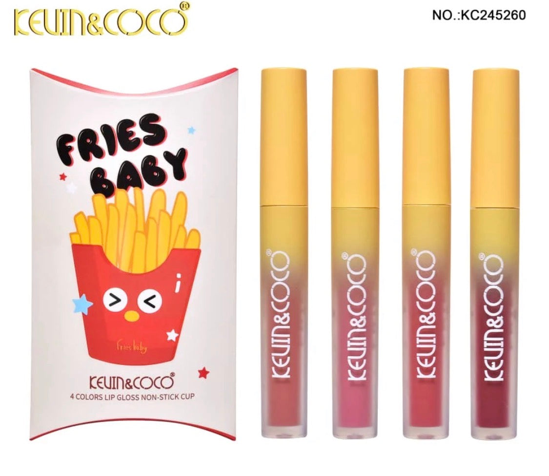 Kevin & Coco French Fries Lip Sets