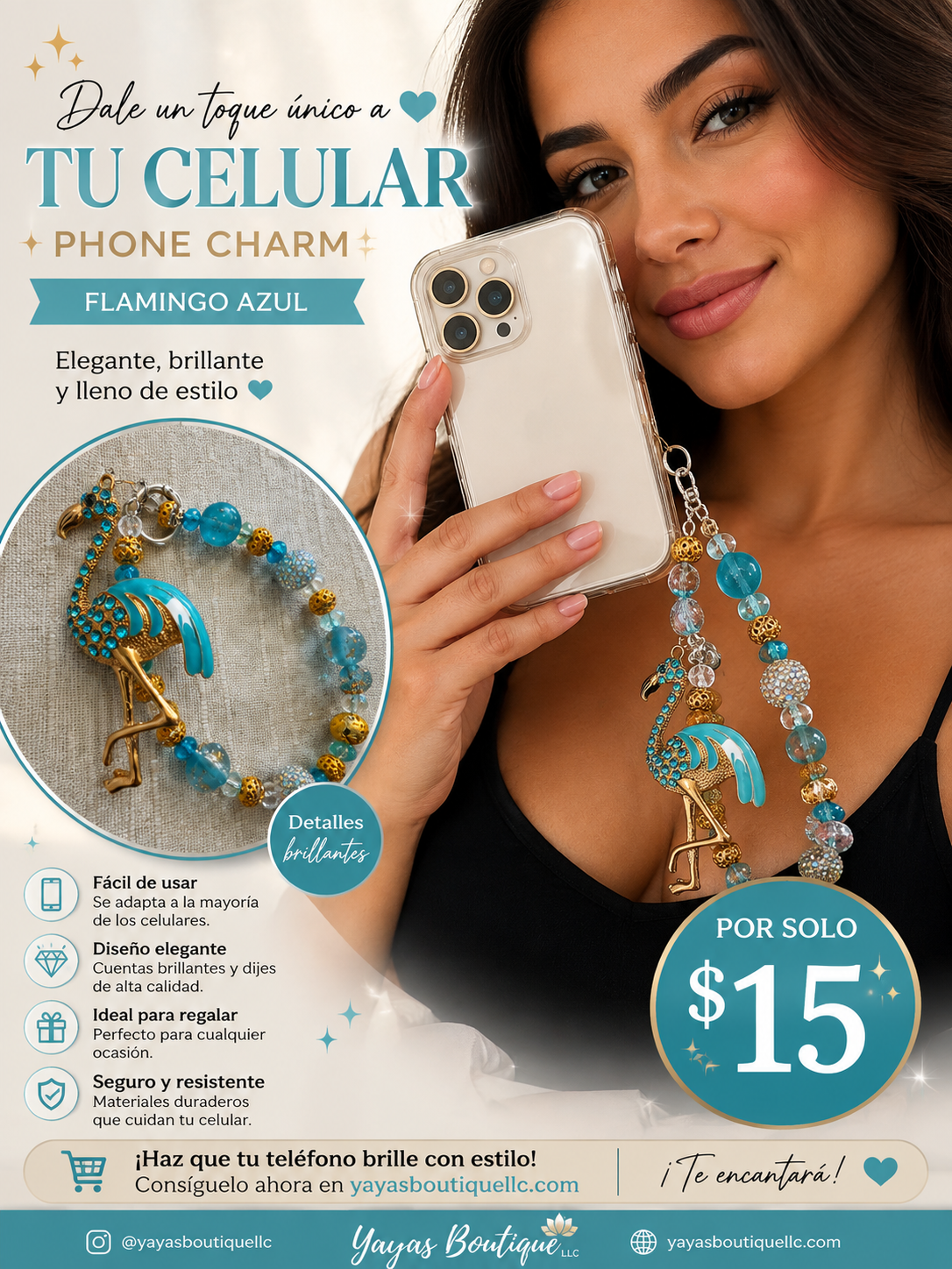 Phone Charm de Flamenco