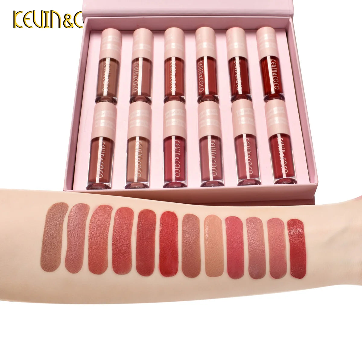COLORS MAKE ME HAPPY 12PC MATTE LIP GLOSS