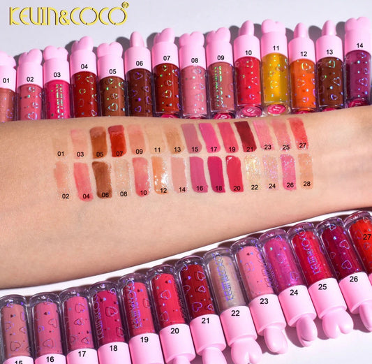K&C- 28 Colors Lip Gloss Set