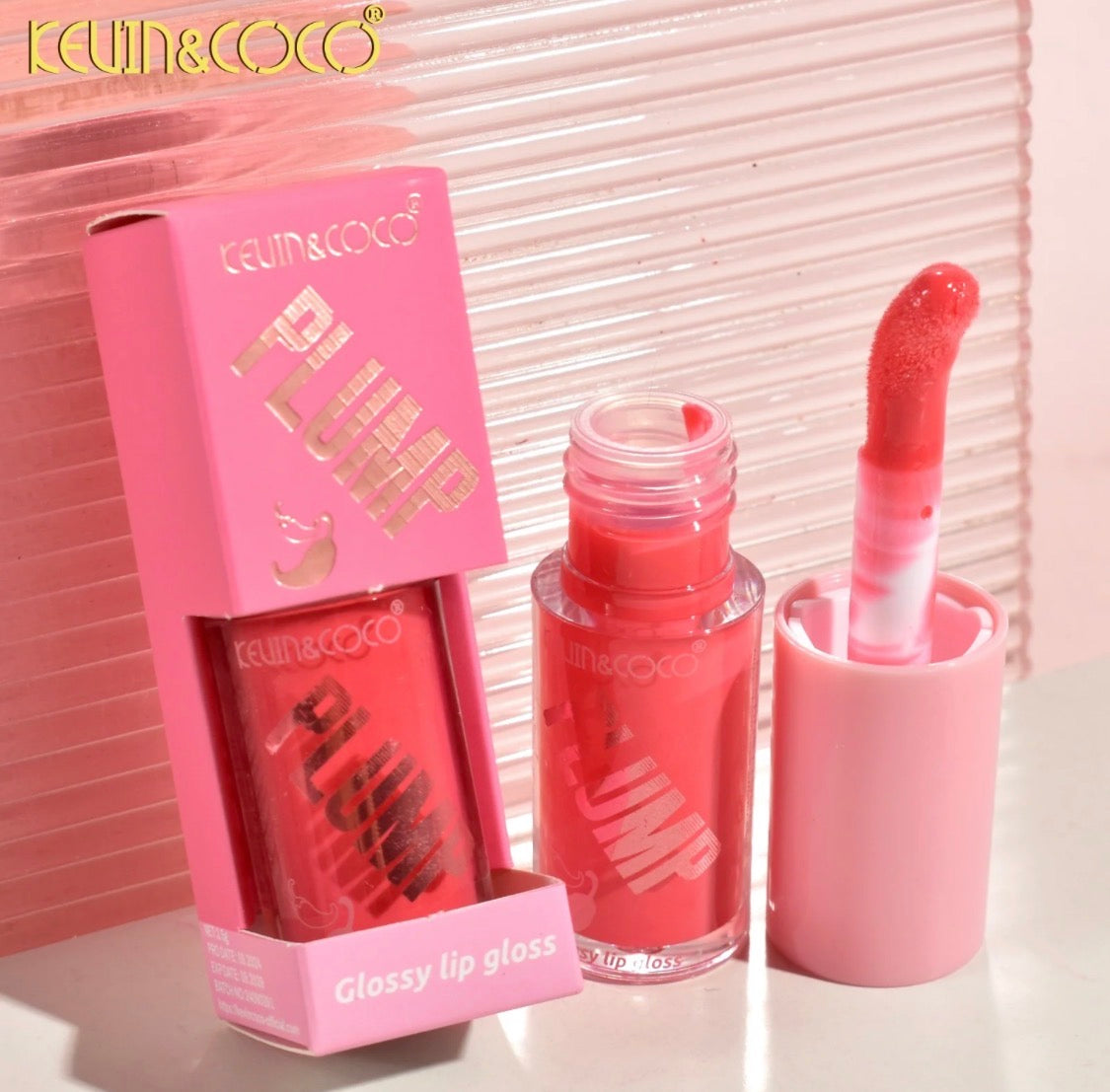 K&C-Plump Glossy Lip Gloss set of 4