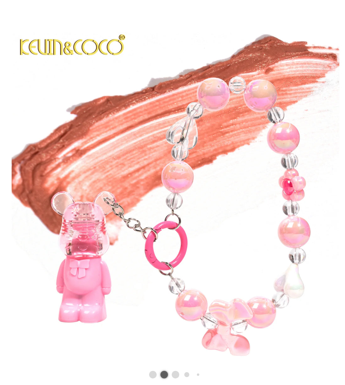 KC-BEARY KISSES LIP GLOSS - PINK