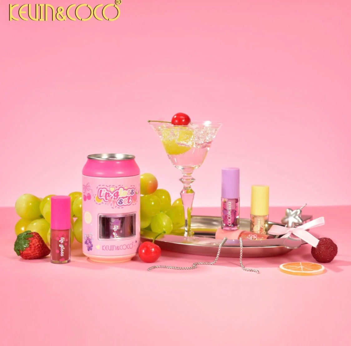 Kevin&Coco Soda Can Lip Gloss Set
